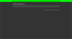 Desktop Screenshot of numbermonger.com